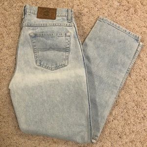 Bugle Boy Men’s Vintage 90s Denim Light Wash Jeans 33 W x 30 L